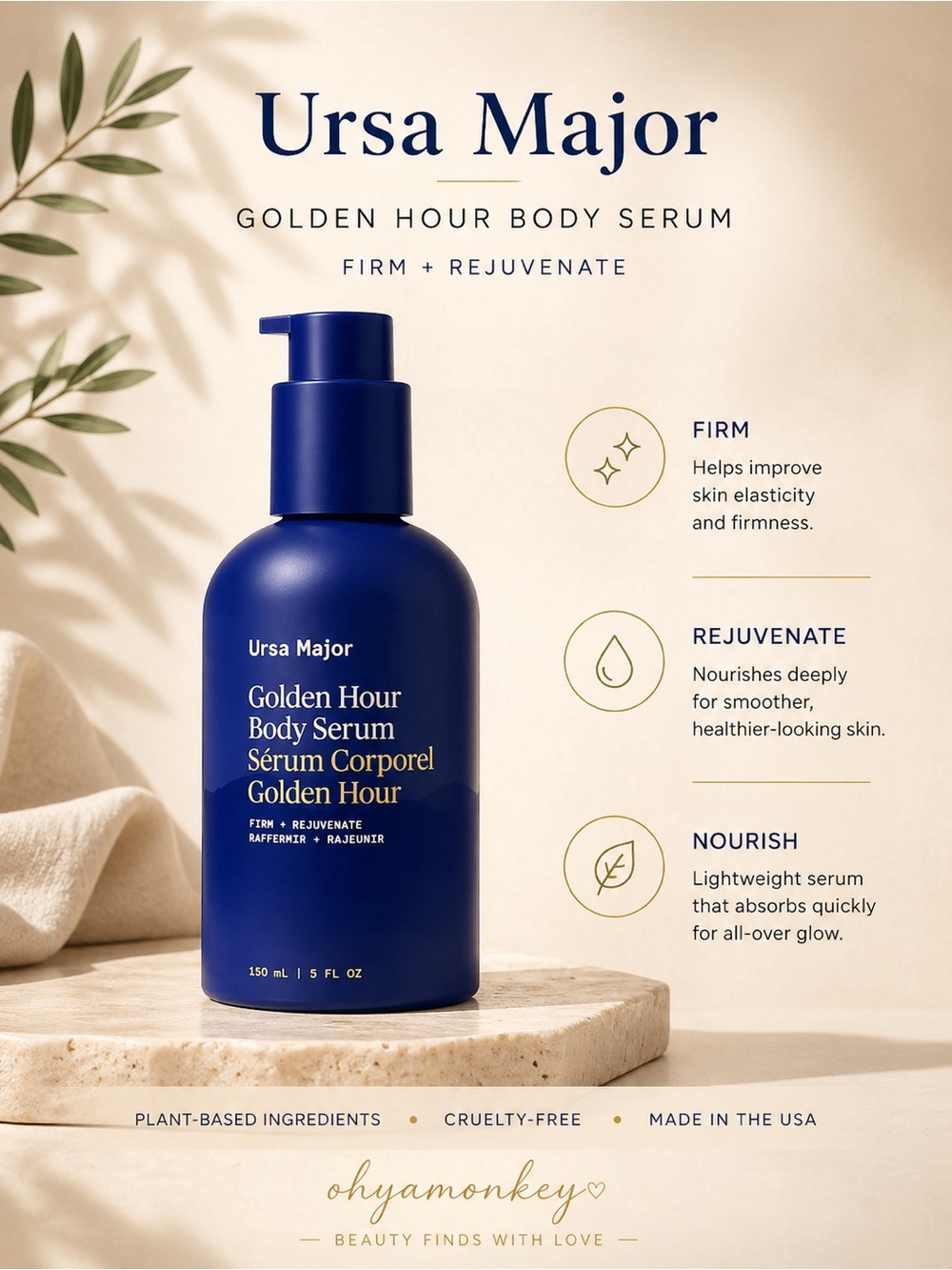 Ursa Major Golden Hour Body Serum  $55